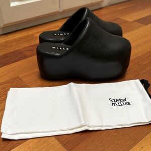 Simon Miller Dark Leather Platform Shoes